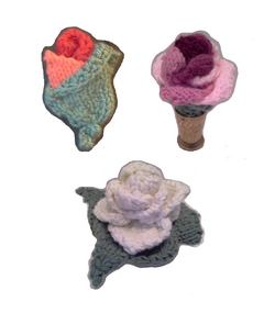 60TH Knitted Rose Gifts