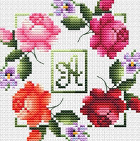 #202 Fresh Flowers Monogram