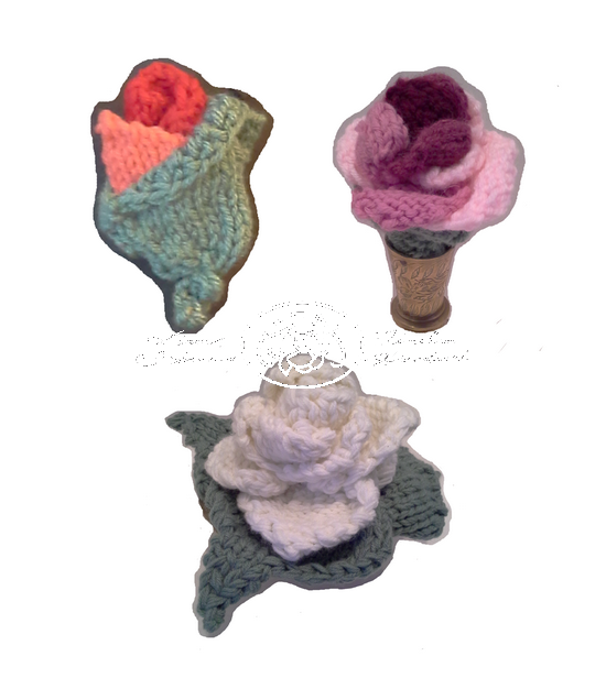 60TH Knitted Rose Gifts