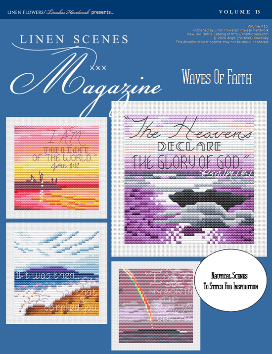 Linen Scenes Magazine Volume 15 Waves Of Faith