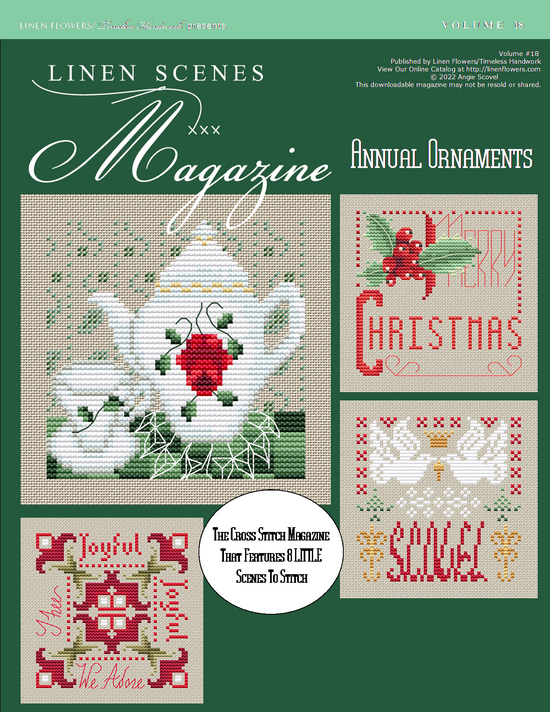 Linen Scenes Magazine Volume 18 Annual Ornaments