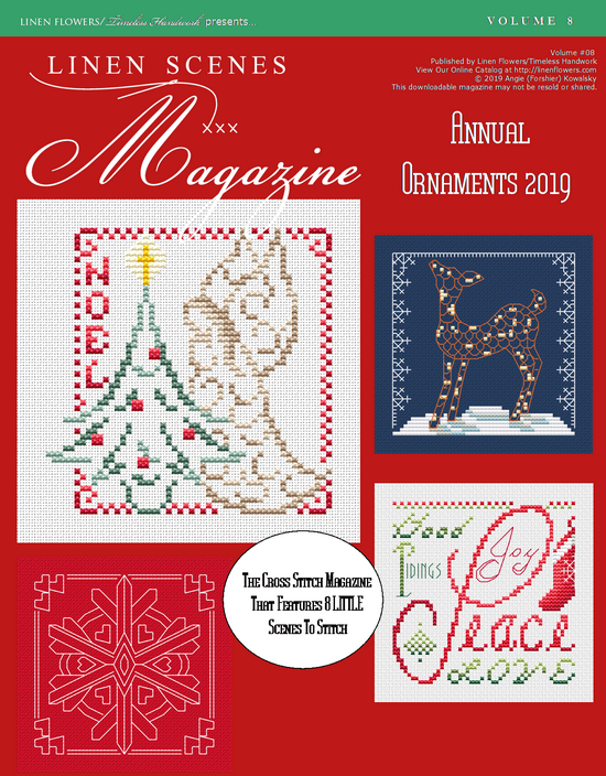 Linen Scenes Volume 8 Christmas Annual 2019 front cover