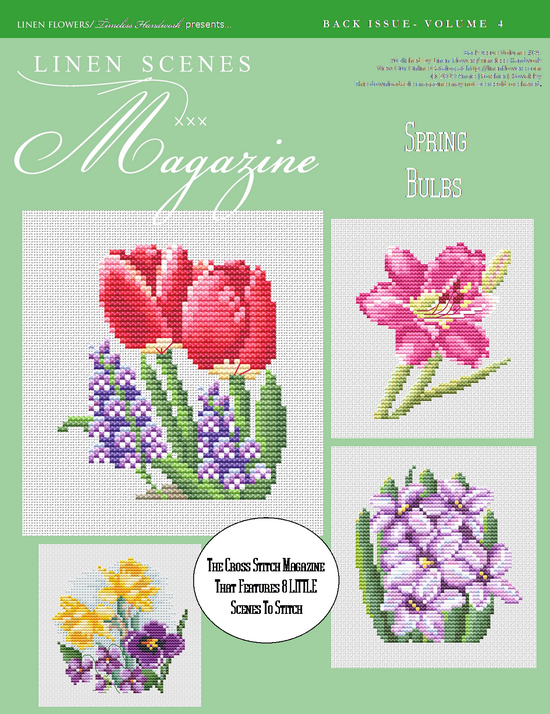 Linen Scenes Magazine Volume 4 Spring Bulbs Front Cover