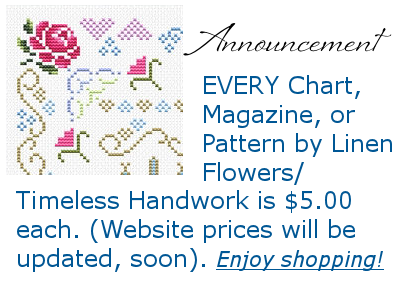 Announcement by Linen Flowers Timeless Handwork