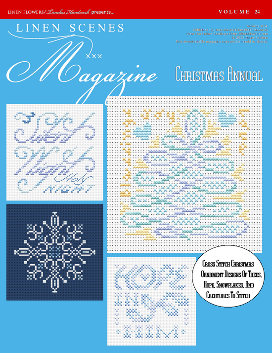Linen Scenes Magazine Volume 24 Annual Ornaments Back Cover